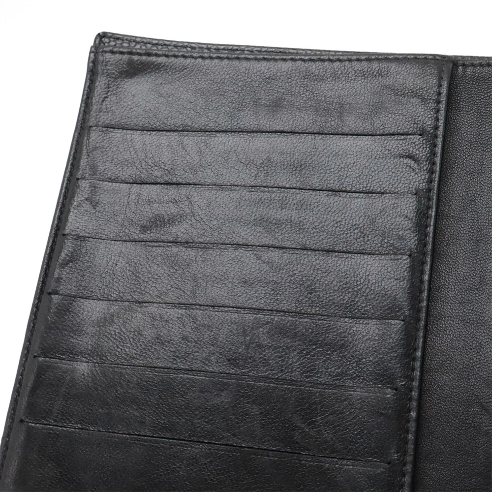 CHANEL Black Caviar Leather Logo Wallet - Picture 6 of 10